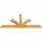 Ekena Millwork Richland Rough Sawn Timber Gable Bracket, Western Red Cedar, 72"W x 33"H x 4"D x 4"F, 11/12 Pitch GBW072X33X0404RIC00RWR - alternate 5